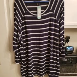 Mix by 41 Hawthorne 3/4 Length Top Stitch Fix 3X
